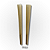 Kit com 2 Seda Cone c/ Piteira - Imagem 1