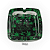 Cinzeiro de Vidro Clover quadrado - Imagem 2