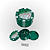 Dichavador De Metal 3 Partes Ficha Poker - Imagem 1