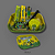 Kit Bandeja CulturaDab - Amarelo e verde - Imagem 1