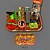 Kit Bandeja Papelito G  -  Laranja e verde - Imagem 1