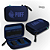 Case Puff Life Clássico Colors Azul - Imagem 1