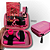 Kit Case Puff Life Colors - Rosa - Imagem 1