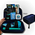 Kit Case Puff Life Colors - Azul - Imagem 1