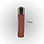 Isqueiro Clipper Grande Crystal Warm - Imagem 5