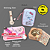 Kit Hello Kitty Completo - Bandeja + Case Xadrez + Mini Bong + Cinzeiro - Imagem 1