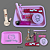 Kit Hello Kitty - Bandeja + Bong - Imagem 1