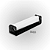 Bolador Acrilico King size 110mm - Preto - Imagem 1