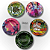 Cinzeiro de metal redondo Honeypuff - Estampas - Imagem 1