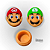 Slick de silicone Mario ou Luigi - Imagem 1