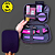 Kit Case Low Dog - Roxo - Imagem 1