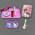 Kit completo Hello Kitty - Bandeja + Bong + Case + Bandeja metal - Rosa - Imagem 1