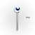 Piteira de Vidro Longa Lollipop Stitch - Imagem 1