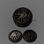 Dichavador Pneu Car Spinner 2 Partes - Imagem 2