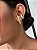 Brinco Ear Hook Cravejado com Zircônias - Imagem 1