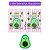 2 Mini Borrachas Abacute Tilibra - Imagem 1