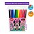 Canetinha Hidrocor 12 Cores Minnie Mouse Disney Molin - Imagem 1