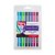 Brush Pen  4.4mm e Canetinha 2.5mm Aurora Boreal 8 cores Tris Vibes - Imagem 1