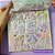 Cartela Adesiva Alto Relevo 3D Decorado Meninas Fashion Moda Cartela com 2 Folhas de Adesivos 60 Adesivos - Imagem 2