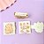 Bloco de Notas Pequeno 60 Fls 5,8x6,2cm Cartela Dobrável com Fecho Decorada Capivara Kawaii - Imagem 2