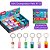 Kit Chaveiro Mini Grampeador Petit Grampos n°10 + 2000 Grampos Coloridos n°10 Tris - Grampeia 10 folhas - Imagem 1