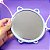 Espelho de Mesa Pequeno 14cm Redondo de Orelha Kawaii - Imagem 2