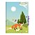 Caderno Brochurão Quadriculado 10x10mm Infantil Dominguinhos Animativa 40 Folhas - Imagem 5