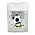 Kit Apontador com Depósito 2 Furos, Borracha e Régua Pequena 15cm Panda BRANCO- Tilibra - Imagem 3