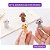 Kit com 4 Borrachas Ponteira Cachorrinhos Peludos | Buendía - Borracha Fofa, Decorativas, Presenteável, - Imagem 4