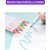Marca Texto Estilo Brush Pen 6 cores - Tons pastel para Colorir, Destacar e Detalhes - Imagem 3