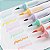 Marca Texto Estilo Brush Pen 6 cores - Tons pastel para Colorir, Destacar e Detalhes - Imagem 2