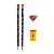 Kit Lápis HB Superman 2 Lápis + Apontador + Borracha Super-Herói Escolar Léo e Léo - Imagem 3