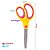 Tesoura Escolar Tris Comfort 15 cm – 1 Unidade Conforto e Segurança - Imagem 3