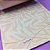 Prancheta Estampada A5 + 30 Folhas Decoradas Floral Elegante Kawaii - Imagem 3