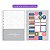 Caderno Univesitário Color Line 1M 3B Cadernos - Capa Dura 80 folhas Tamanho 20x27,5cm - Imagem 3