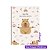 Caderno Colegial Luxo Capicuties Animativa - 160 folhas Decoradas Papelaria Premium e Presente Capivara Fofa - Imagem 9