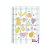Caderno Espiral Médio 1/4 Fun Fruits 3B - Capa Dura Estampada Caderno de Anotações - Imagem 7