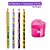 4 Lápis De Cor Jumbo Arco Íris Rainbow Tris + Apontador com Depósito 2 Furos Jumbo Tris - Imagem 6