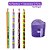 4 Lápis De Cor Jumbo Arco Íris Rainbow Tris + Apontador com Depósito 2 Furos Jumbo Tris - Imagem 4