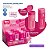 1 Caneta Borracha + Apontador Tris Holic All Rosé 1 Unidade 2 em 1 Design Rosa Sofisticado - Imagem 2