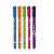 Caneta Gel Corpo ESTAMPADO Fini 0.7mm Tinta Colorida Blister 5 Cores Léo Arte - Imagem 2