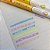 Marca Texto Apagável Tons Pastel 6 cores - Imagem 3