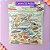 Cartela Adesiva Alto Relevo Decorado Marítimo Avião e Barco Cartela com 2 Folhas de Adesivos 60 Adesivos - Imagem 1