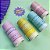 6 Washi Tape Tons Pastel Estampado Colorido 15mmx5m BRW - Imagem 2