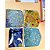 Kit Papel De Carta Decorado Van Gogh 4 Unidades Premium Azul Colecionador Escrita Retrô - Imagem 2