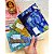 Kit Papel De Carta Decorado Van Gogh 4 Unidades Premium Azul Colecionador Escrita Retrô - Imagem 4