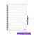 Caderno Univ. Essenciale Credeal - 1 matéria / 80 folhas - Tamanho 20x27,5 cm Capa Lisa - Imagem 4