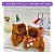 Chaveiro Pelúcia Fofo Natal com Gancho para Chaves, Bolsa e Estojo De Capivara Natalina 1 Unidade 12cm - Imagem 2