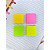 Kit 4 Blocos Adesivos 400 Folhas Pastel ou Neon - Imagem 2