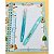 Kit Devocional Caderno A5 40 folhas, 1 Caneta Gel Signature Tris 0.5mm e 1 Marca Texto Pastel Presente - Imagem 2